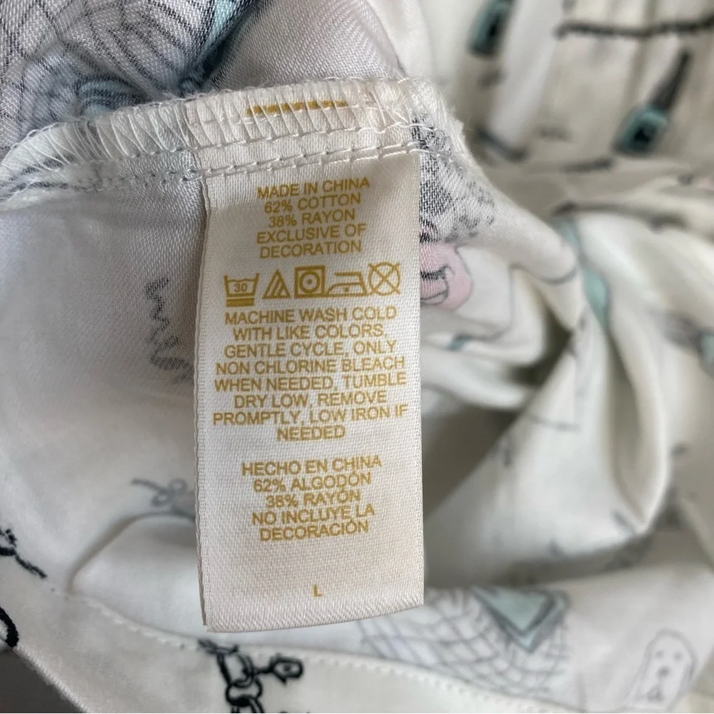 NWOT Kate Spade New York Bridal Printed Pajama Top, Size 1